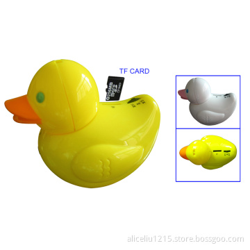 Portable mini cute duck shape speaker ,mini duck speaker